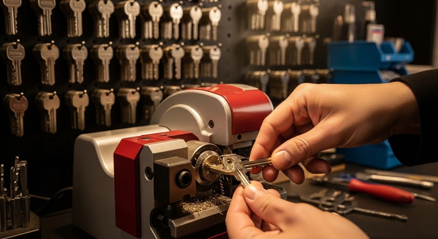 Professional key cutting service in Dubai